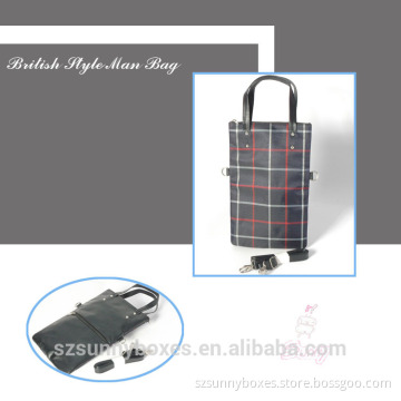 New products 2016 Britain Style Business Mini Laptop Bag for man